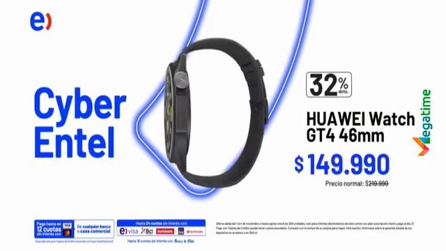 ENTEL,COMENZO CYBER ENTEL,-32%,HUAWEI WATCH,$149990,RECIBE EN 2HRS,DESPACHO S 01/10/2023 смотреть онлайн