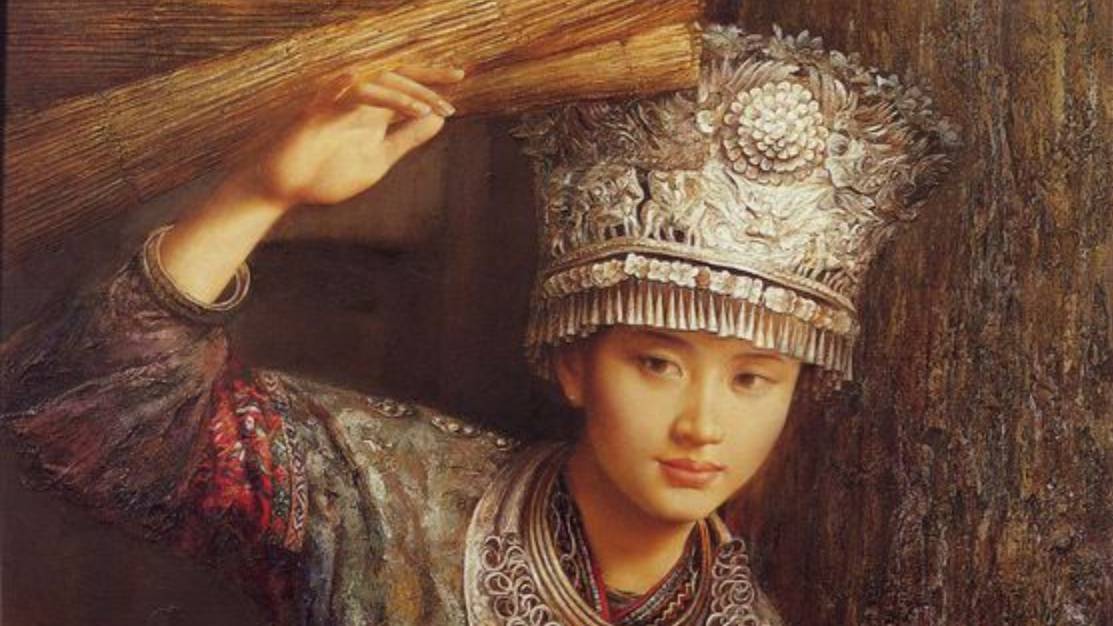 Китайский художник Чжао Чун. Женские портреты смотреть онлайн