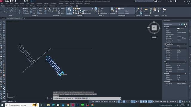 Autocad Dynamic Block - Individual stone slabs 1 (Plan) смотреть онлайн