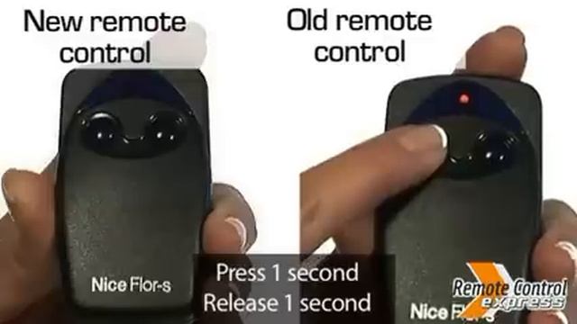 Programming my remote Nice FLO2R смотреть онлайн