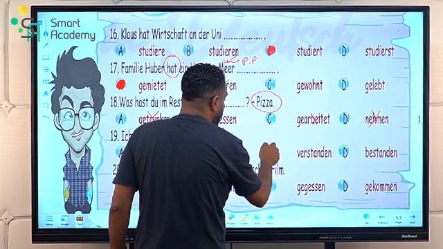 تدريبات على ( Das Perfekt / Das Prateritum / Die Trennbaren Verben )