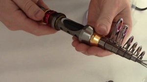 Телескопический Карбоновый спиннинг с регулируемой ручкой.