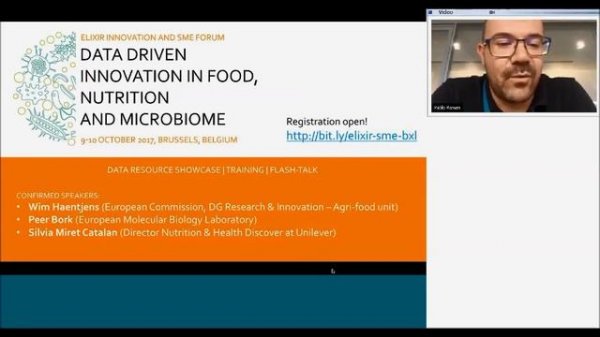 ELIXIR Webinar on engagement with industry