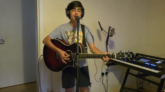 Perfect Ed Sheeran By Sam Kola Connect Electric Guitar to Yamaha Genos to Panasonic HC-X1E 4k смотреть онлайн