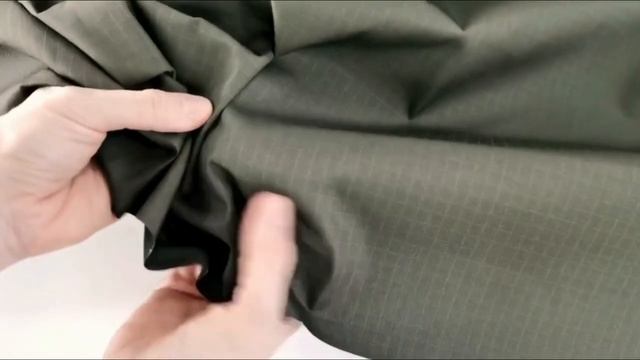 Смесовая курточная ткань рип-стоп Олива смотреть онлайн