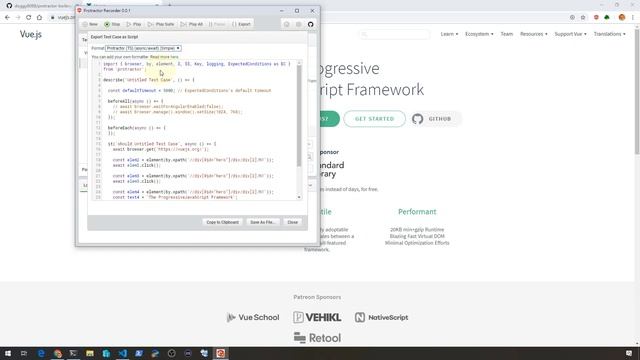 VueJS 端對端測試：使用 Protractor 與 TypeScript 開發 E2E 自動化測試 смотреть онлайн