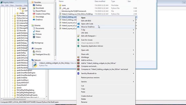 Double-click .py File to Open With Python IDLE смотреть онлайн