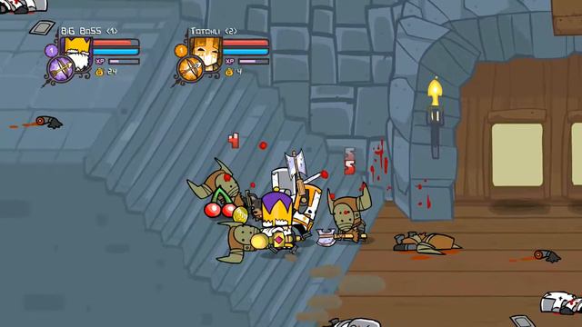 Castle Crashers - Chapter 1-2 Castle Keep - No commentary (PC) смотреть онлайн