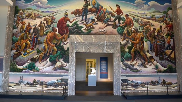 Thomas Hart Benton Mural смотреть онлайн