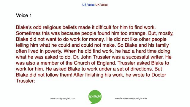 The Divine Imagination of William Blake | ADVANCED | practice English with Spotlight смотреть онлайн