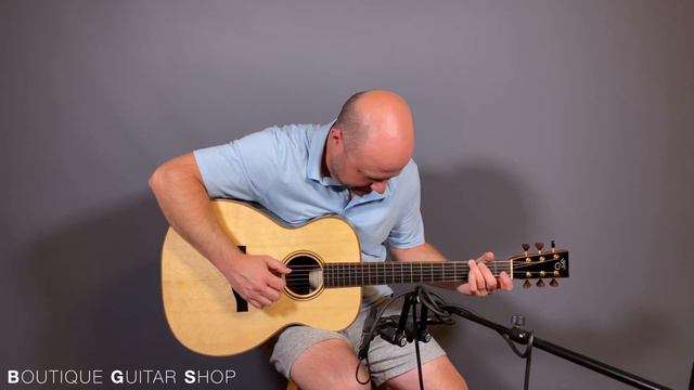 Santa Cruz OM Brazilian at Boutique Guitar Shop смотреть онлайн