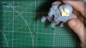 Роспись фигурки (лицо) / Figure painting tutorial