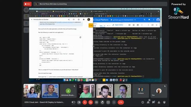 GDG San Diego - Cloud Jam Quest #2 Deploy to Kubernetes in Google Cloud смотреть онлайн