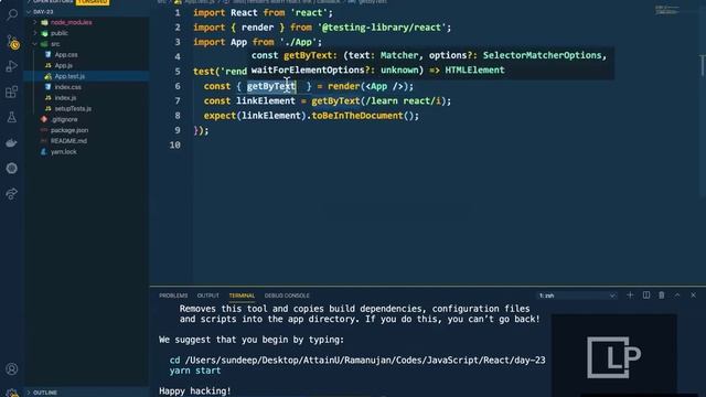 complete react testing tutorial part 2 of 8 смотреть онлайн