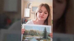 Рисование в подготовительной группе «Весенний пейзаж»