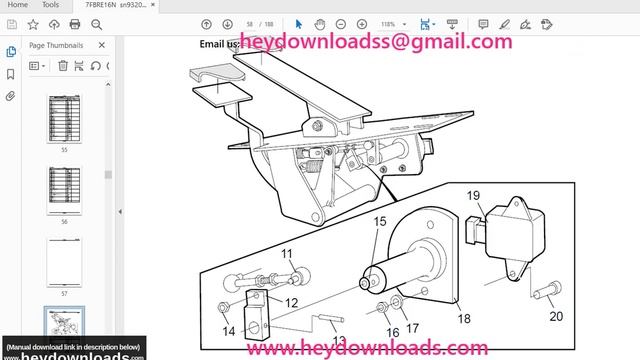 Toyota Forklift 7FBRE16N(-1)(-2)(-3)(C) Reach truck Parts Catalogue Manual 932030 смотреть онлайн