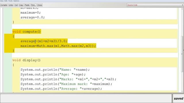 Maximum & Average Marks Program Using Constructor | Java | ICSE смотреть онлайн