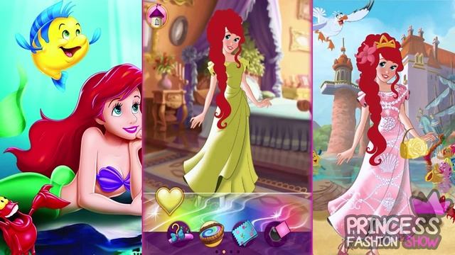 Disney Princess Royal Salon - Ariel's Special Party Dress Up смотреть онлайн