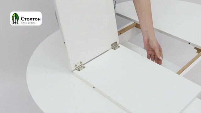 Рекламная съемка Стол кухонный обеденный круглый раздвижной смотреть онлайн