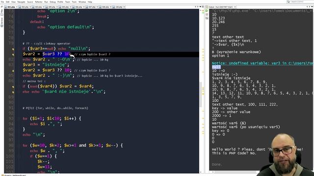 01. Wprowadzenie do PHP смотреть онлайн
