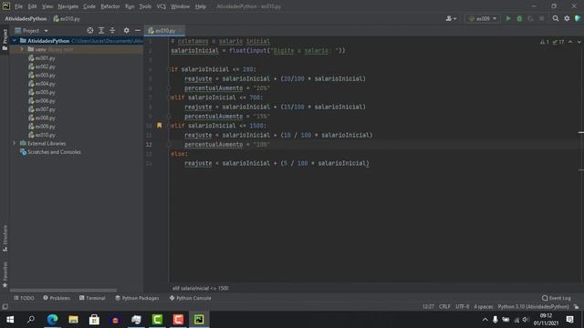 Python para Iniciantes - Exercícios partes 6 смотреть онлайн