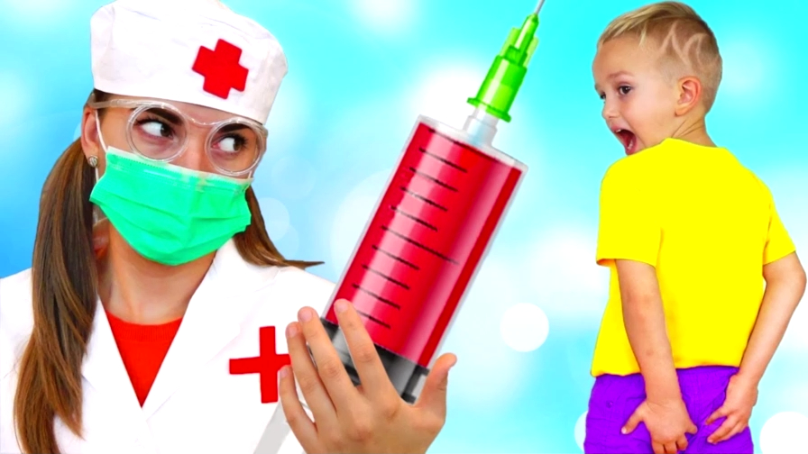 Веселые Детки играют в Докторов! Смешное видео для всей семьи смотреть онлайн