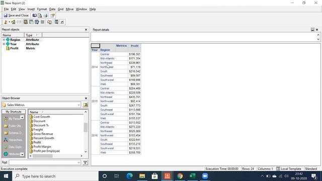 Microstrategy default join types between Attribute to Attribute | Attribute and Metrics | in Report смотреть онлайн