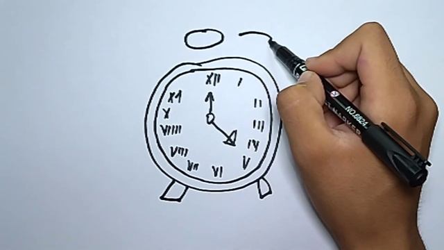 Bolalar uchun soat chizish /Draw a clock for children /Рисуем часы для детей / смотреть онлайн