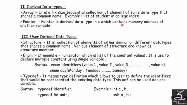 Data Type || C PROGRAMMING || 6 || смотреть онлайн