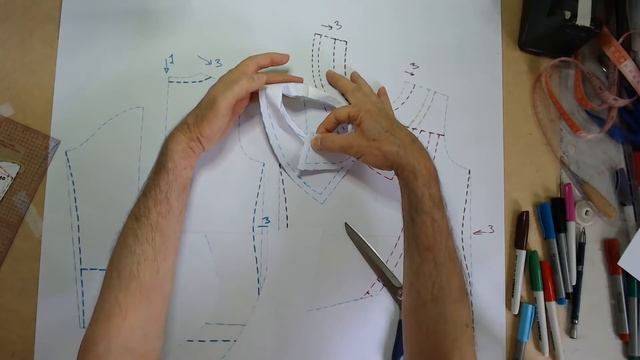 Моделирование кофты из трикотажа. Modelado De Polera De Tricot