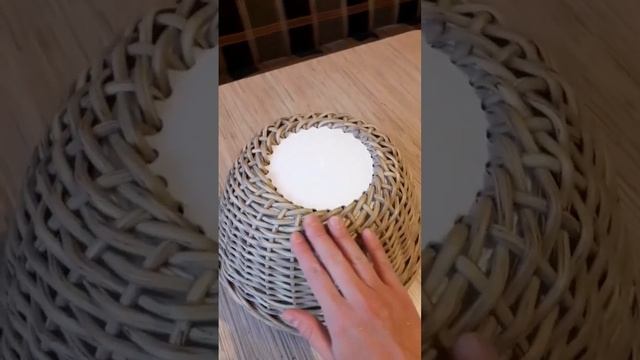 Кашпо из полиротанга своими руками. смотреть онлайн