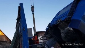 Ремонт КМУ UNIC370 URA, замена поворотной колонны, замена втулок в корне стрелы