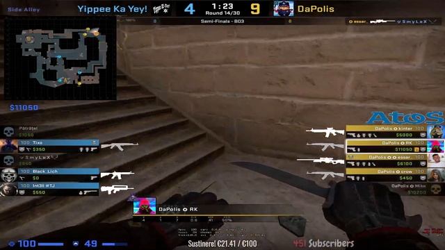 ? CS:GO Live|Semifinal (Bo3)❗DaPolis [2-0] Yippee Ka Yey!❗ AtoS eSports: 2020 Spring edition смотреть онлайн