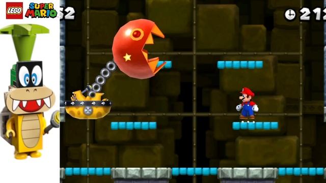 LEGO Super Mario The Mighty Bowser And All The Original LEGO Koopalings -Comparison