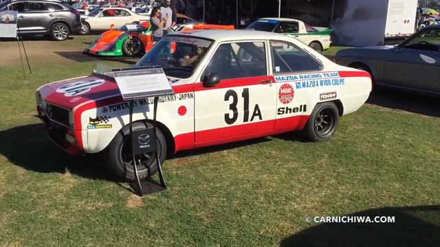 Mazda R100, RX2, RX3, RX4 | 2016 Japanese Classic Car Show JCCS | CarNichiWa.com смотреть онлайн