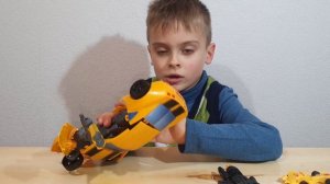 Распаковка Игрушек, Обзор Игрушек  🤩 Робот Трансформер Бамблби как у Даника