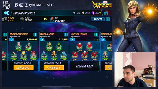 BLACK KNIGHT IN CRUCIBLE | Marvel Strike Force смотреть онлайн