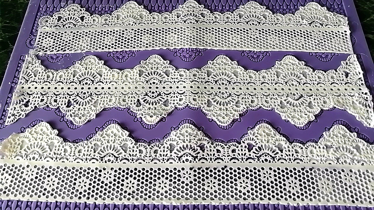 Кружева для украшения куличей, тортов. ГИБКОЕ КРУЖЕВО смотреть онлайн