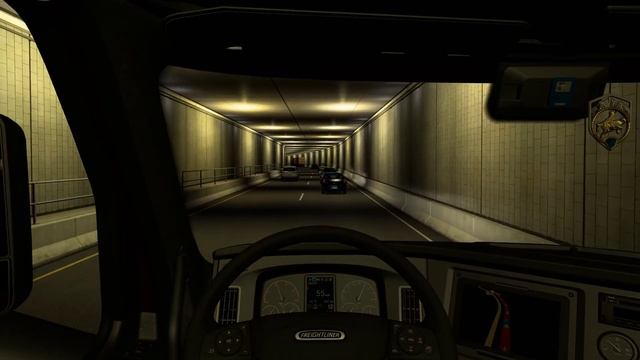 [ATS] ПРОВЕРКА НОВОГО ОСВЕЩЕНИЯ НОЧЬЮ! смотреть онлайн