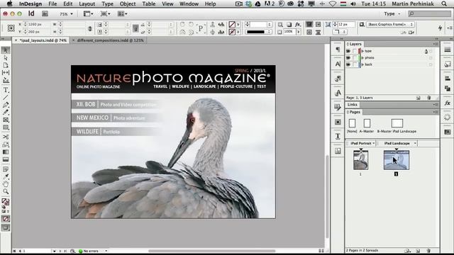 Create Alternate Layouts With the Same Content Using Adobe InDesign CS6 смотреть онлайн