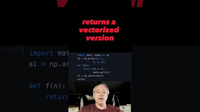 Increase efficiency up to 50x when mapping function over Numpy array смотреть онлайн