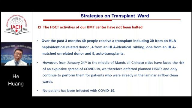 Prevention & treatment of major infectious diseases in hematology/oncology patients in the COVID er смотреть онлайн