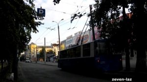 Черкасский троллейбус- Новая автоматическая стрелка, 3 часть 08.07.2013