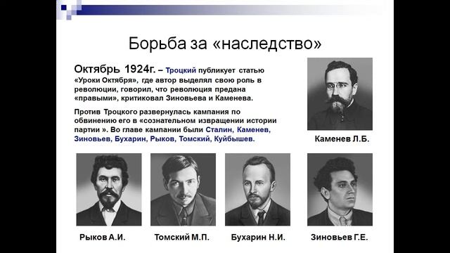 Внутрипартийная борьба в 20 е годы смотреть онлайн