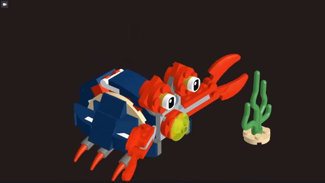 Lego 31088 Hermit crab Alternative Build смотреть онлайн