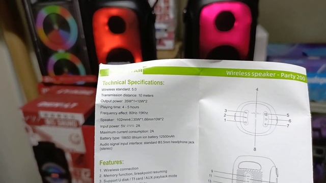 ?HOPESTAR PARTY 200?БОЛЬШАЯ КОЛОНКА HOPESTAR ? НОВИНКА 2023 с БАСОВЫМ динамиком? Обзор