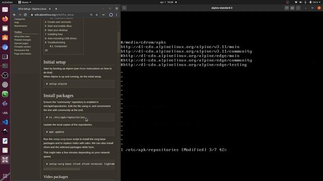 ? ASMR ~ Alpine Linux step by step installation tutorial смотреть онлайн