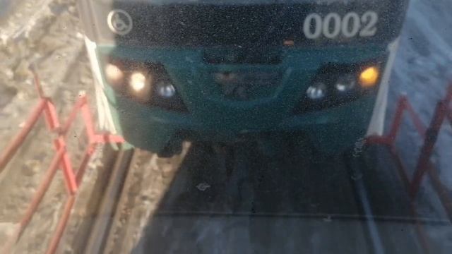 Видео за 18.01.2023 года Еду по челябинску на новом трамвае смотреть онлайн