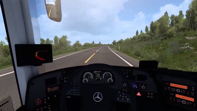 New Mercedes Benz Tourismo 2023 - ETS2[1.46] [Euro Truck Simulator 2] Steering Wheel Gameplay смотреть онлайн