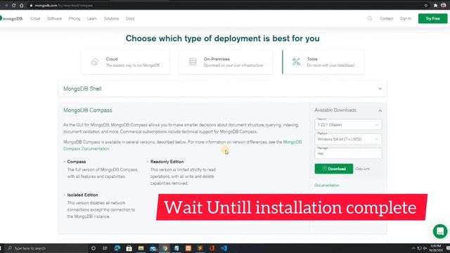 Install MongoDB Compass || Complete Guide || MongoDB isn't working-Solution Solved ✅MongoDB tutoria смотреть онлайн